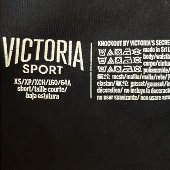 Victoria’s Secret Sport Knockout by VS Tights black workout leggings yoga pants - Picture 16 of 16